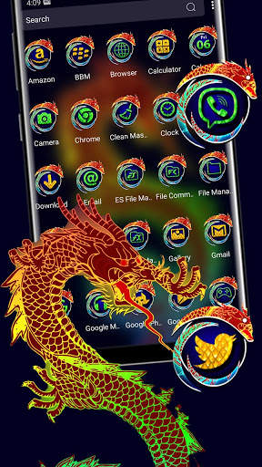 Dragon Launcher Theme screenshot 2