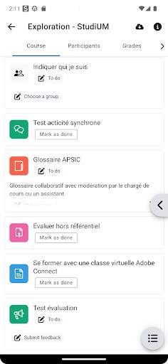 StudiUM mobile screenshot 3