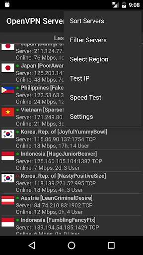 VPN Servers for OpenVPN screenshot 5