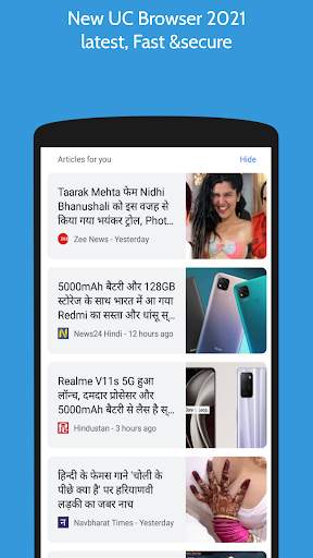 X Browser - Fast Indian Browser App screenshot 2