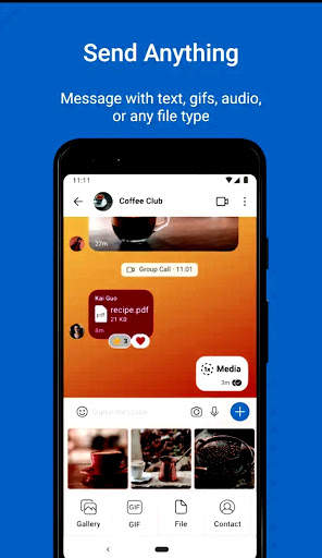 Private Messenger- free text,calls and group chats screenshot 5