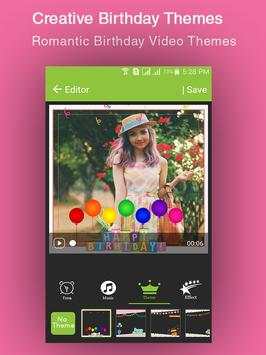 Happy Birthday Video Maker screenshot 2