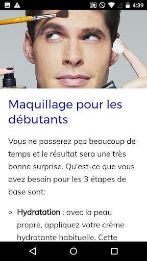 Cours de Maquillage pour Hommes screenshot 2