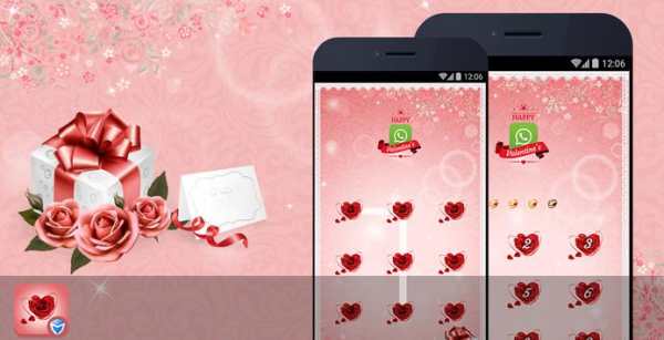 AppLock Theme - Love Roses 1 تصوير الشاشة