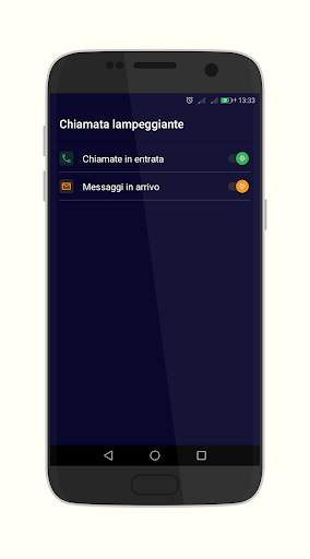 Chiamata lampeggiante screenshot 2