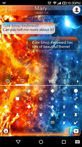 Ice & Fire Emoji Keyboard for Android GO screenshot 4