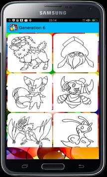Coloring Book for Pokemon Fans screenshot 9