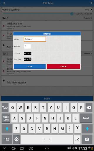 Interval Timer App for Android screenshot 8