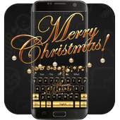 Golden Merry Christmas music keyboard 10001003
