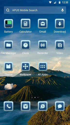 Nature-APUS Launcher theme screenshot 2