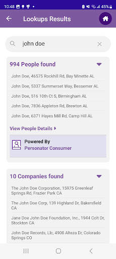 Melissa Lookups screenshot 8