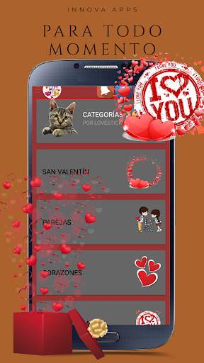 Love Stickers emojis y stickers amor para Whatsapp screenshot 6