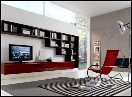 TV Cabinet Design Wallpaper скриншот 4