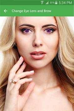Change Eye Lens and Brow screenshot 6
