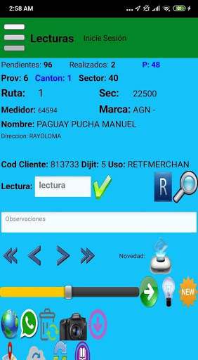 Sistema para Lecturas (SisEcuador) Riobamba скриншот 3