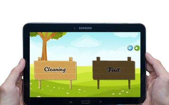 children's garden cleaning screenshot 1