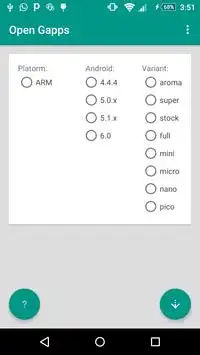 Open Gapps - All Gapps screenshot 3