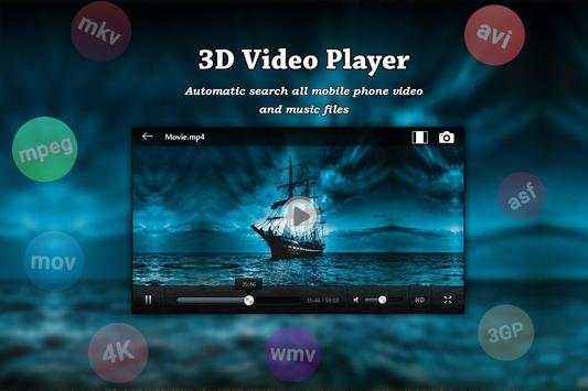 3D Video Player screenshot 1