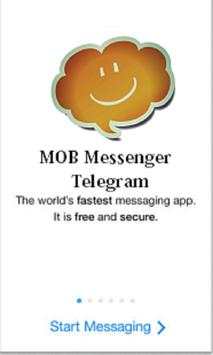 MOB Messenger Telegram - chat screenshot 1