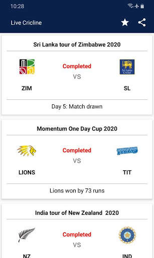 Live Cricline screenshot 1