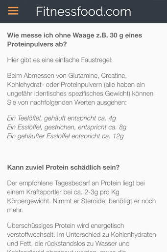Fitnessfood screenshot 7