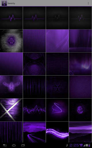 Serenity Launcher Theme Purple screenshot 23