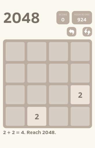 2048 screenshot 2