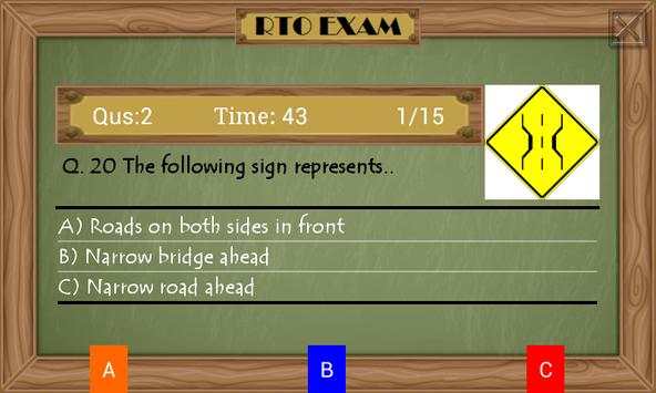 RTO Driving Licence Test ENG screenshot 4