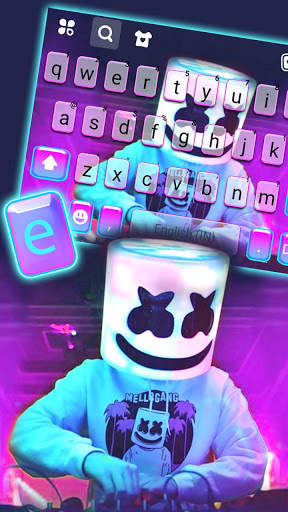 Cool Purple DJ Keyboard Background screenshot 2
