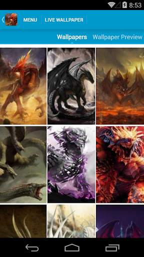 Dragons Live Wallpapers screenshot 5