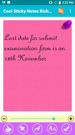 Cool Sticky Notes Rich notepad Text Reminder Chits 3 تصوير الشاشة
