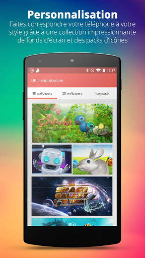 UR 3D Launcher - Customisation screenshot 1