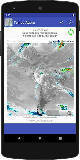 Mapa Clima Tempo Agora - Fotos de Satélite screenshot 1