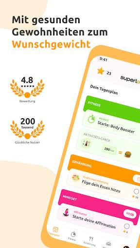 superloop: Tagesplaner Abnehmen & gesunde Routinen screenshot 1