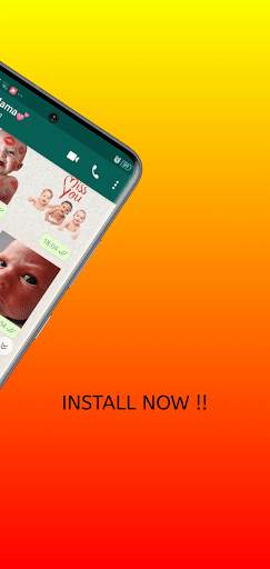 Funny Baby Stickers screenshot 4