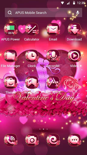 Pink Intimate Lover-APUS Valentine's Day Theme screenshot 3