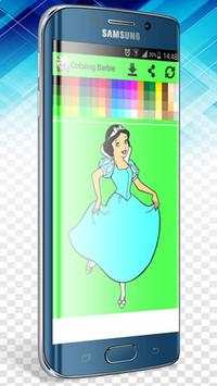 princess Barbie coloring games screenshot 4
