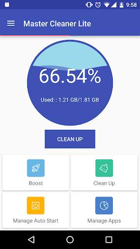 Master Cleaner Lite screenshot 1