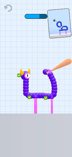 Batalla monstruo juego screenshot 2
