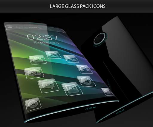 Glass theme & glass icon pack  screenshot 2