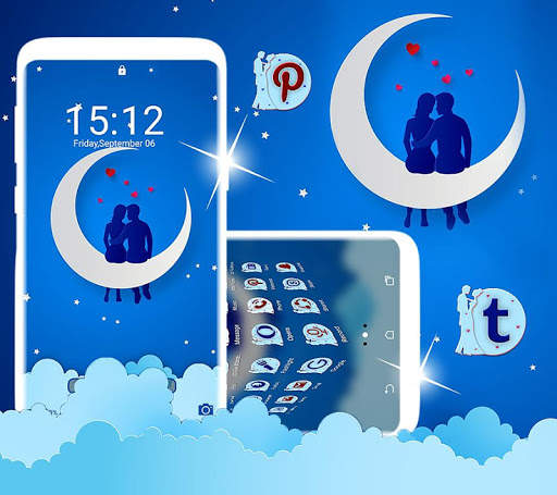 Couple Love Launcher Theme screenshot 4