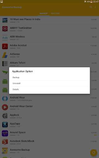 Awesome Backup: App Backup screenshot 5