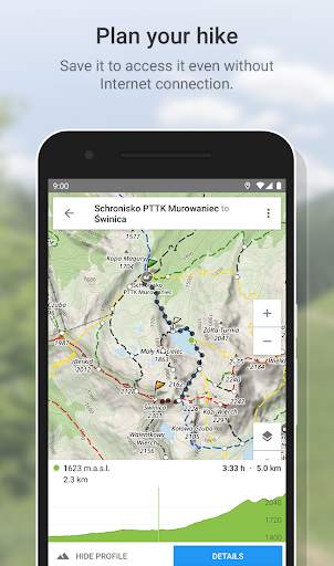 Hiking Map Poland screenshot 1