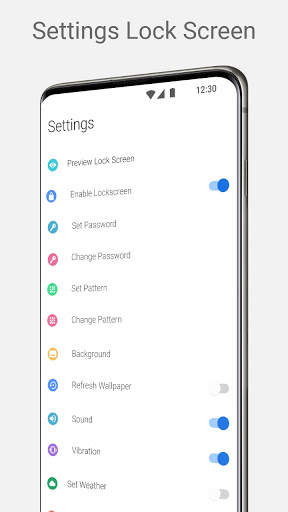 Lock Screen For Android 12 Sty screenshot 5