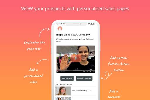 Hippo Video - Sales Prospecting with videos screenshot 5