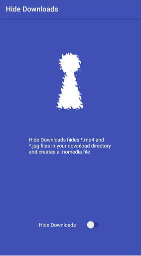 Hide Downloads - Verstecke Bilder und Videos screenshot 2