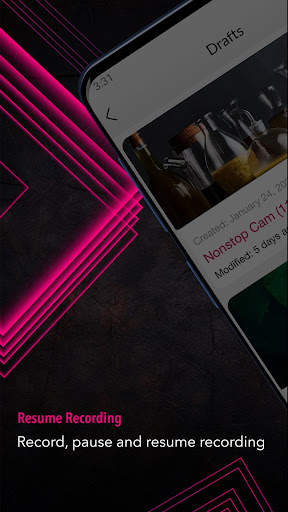 Nonstop Video Cam : Pause & Sw screenshot 7