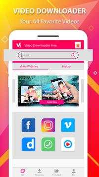 Video downloader free screenshot 1
