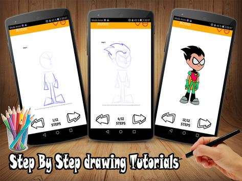 How to Draw Teen Titans GO screenshot 1