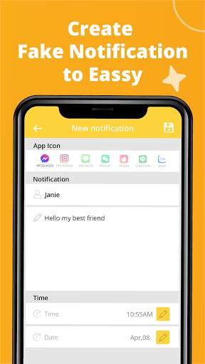 Fake chat notify, messenger notify prank screenshot 5